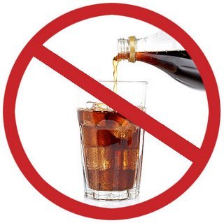 Parando de beber refrigerante