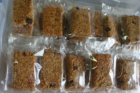 Locais de venda de barras de cereais orgânicos