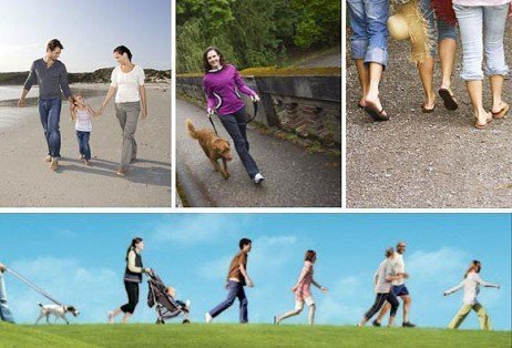 Caminhada para vida social