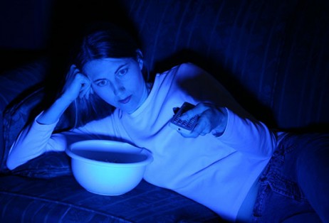 Parando de comer vendo TV
