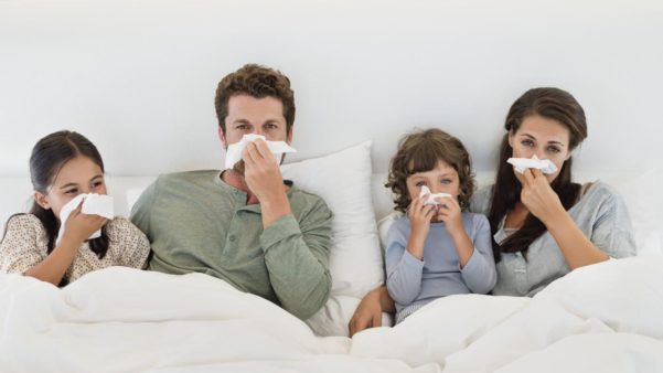 Cuidados com o contágio da gripe