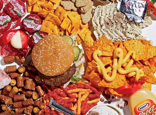 Alimentos ruins para a saúde