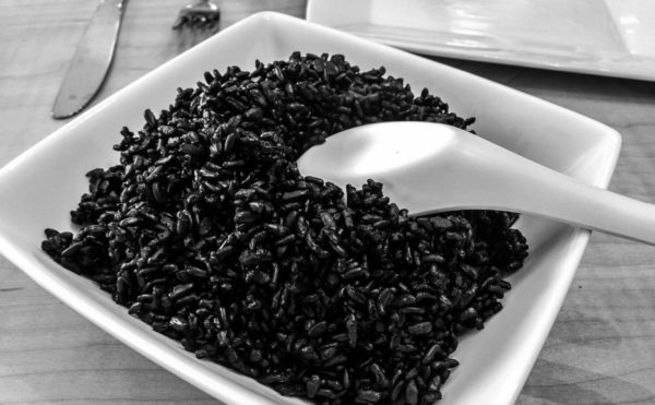 Arroz preto na dieta