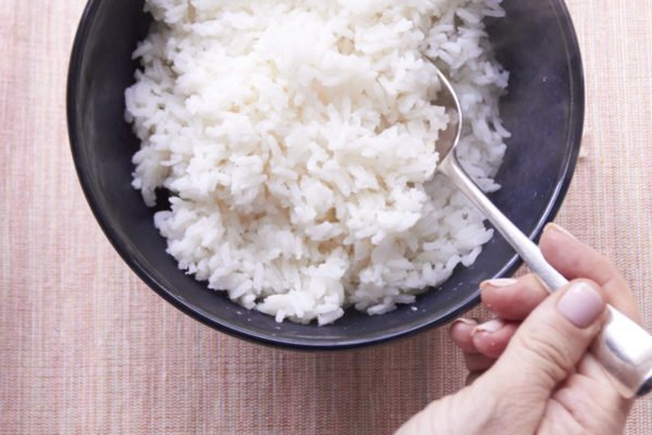 Consumo do arroz branco